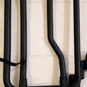 Black steel tube doors for a Jeep Wrangler JL or Gladiator JT.