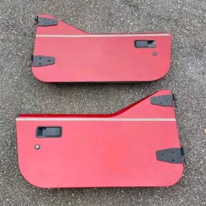 Jeep TJ half doors fits 97-06 Wrangler factory metal door Chile Pepper Red