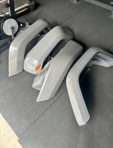 Jeep Gladiator fender flares. Off of 2022 High Altitude.