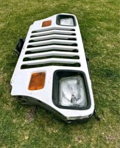 Jeep Wrangler Yj White Grill Oem 87-95 Complete